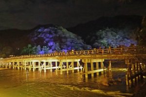 嵐山渡月橋花灯路